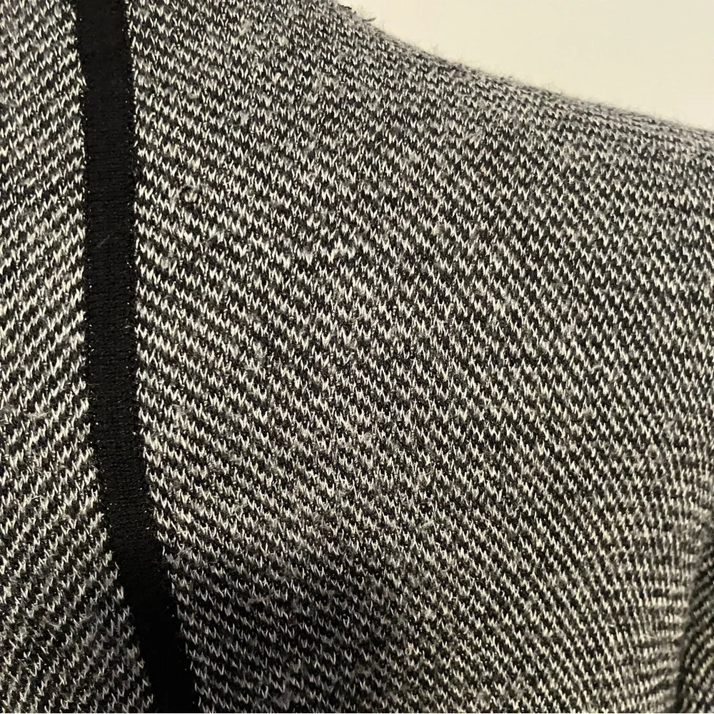 Eileen Fisher Long Cardigan Wool Linen Blend Open Front Petite Small Lagenlook - Picture 9 of 10